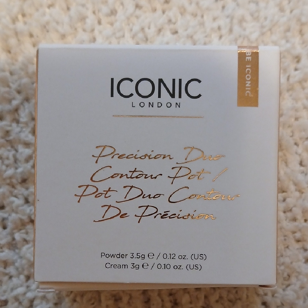 ICONIC London Precision Duo Contour Pot - Gold and Cream